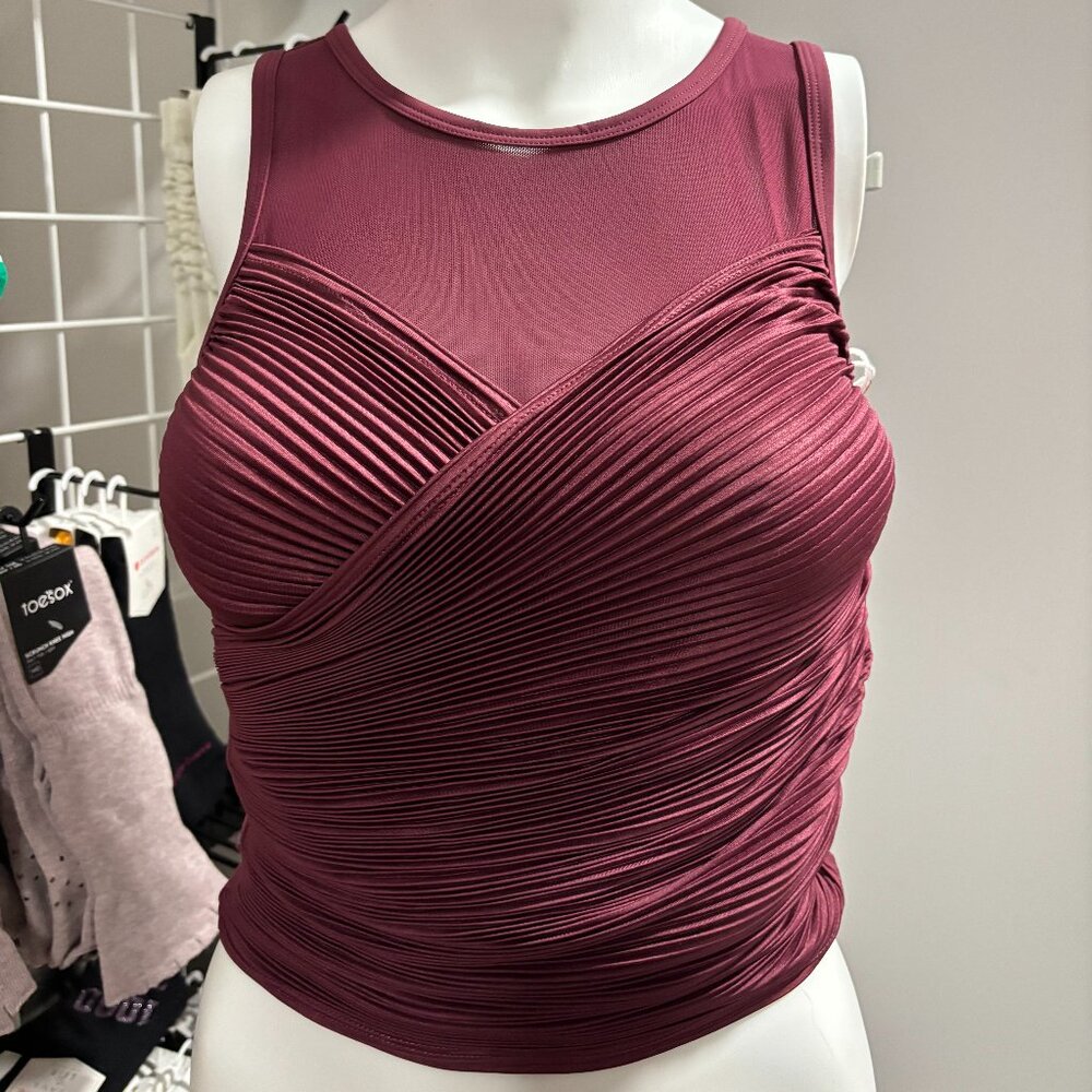 NWT Tavi Noir Pleated Bra Tank